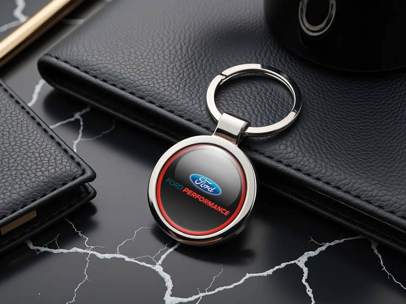 Ford Porte-clés Cool Acier Inox Moderne